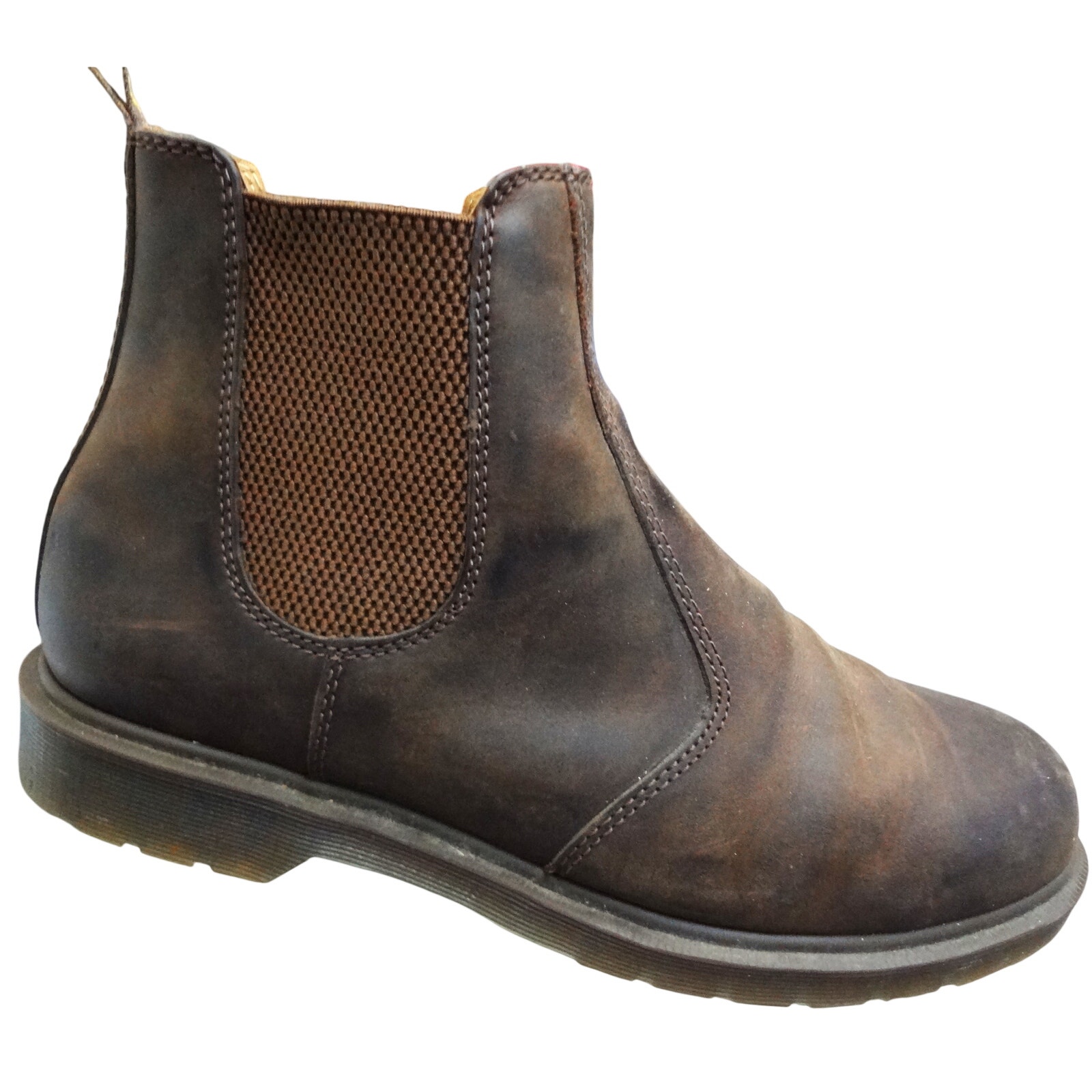 Dr. Martens Crazy Horse 2976 Brown Leather Chelsea Ankle Boot Chukka Mens 13